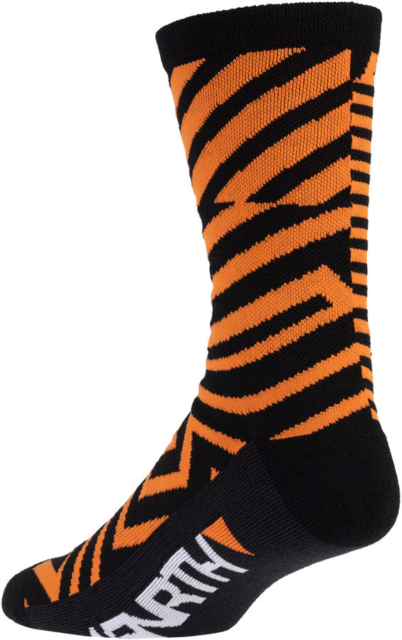 45NRTH Dazzle Midweight Wool Sock - Warm Winter Hiking Socks for Men & Women, Moisture-Wicking & Breathable, Small (Orange) - Perfect for Outdoor Adventures, Skiing & Cold Weather Activities