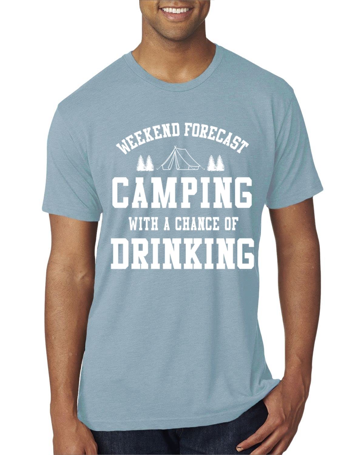 Premium Tri-Blend T-Shirt for Men - Comfortable & Stylish Camping & Outdoor Drinking Apparel