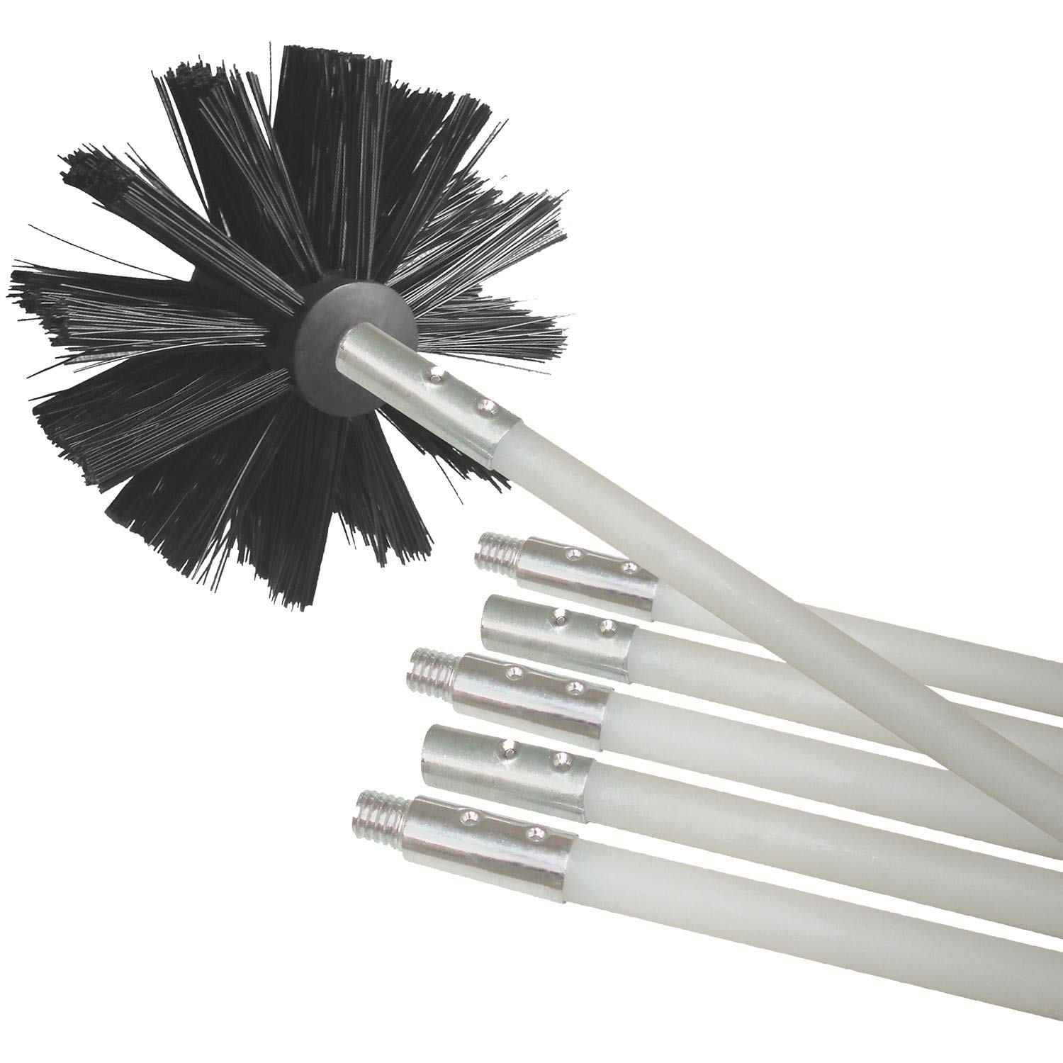 Deflecto 12ft Dryer Duct Cleaning Kit - Lint Remover with Drill Adapter for Home Maintenance