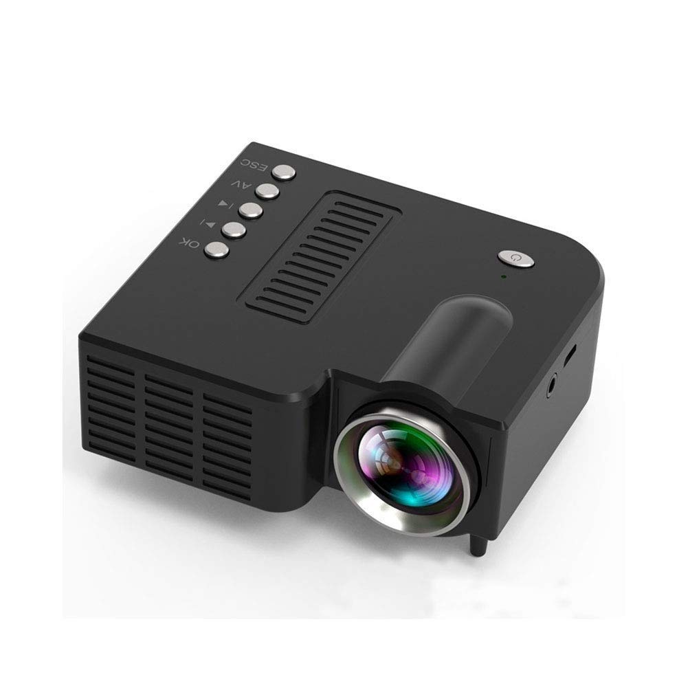 Portable HD 1080P Projector - Wireless Screen Mirroring Mini Projector for Home Theater, Outdoor Movies, and Business Presentations