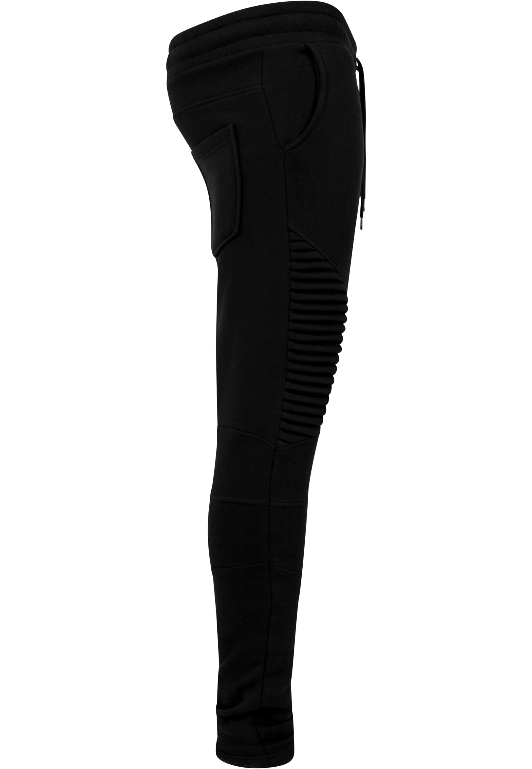 Black Pleated Sweatpants for Men - XXL Size, Comfortable Lounge & Casual Wear for Home, Gym, and Outdoor Activities