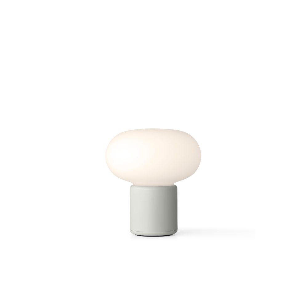 Karl Johan Portable Lamp - Modern LED Desk Light in Light Grey for Home Office, Bedroom & Study | Adjustable & Energy-Efficient Lighting Solution
