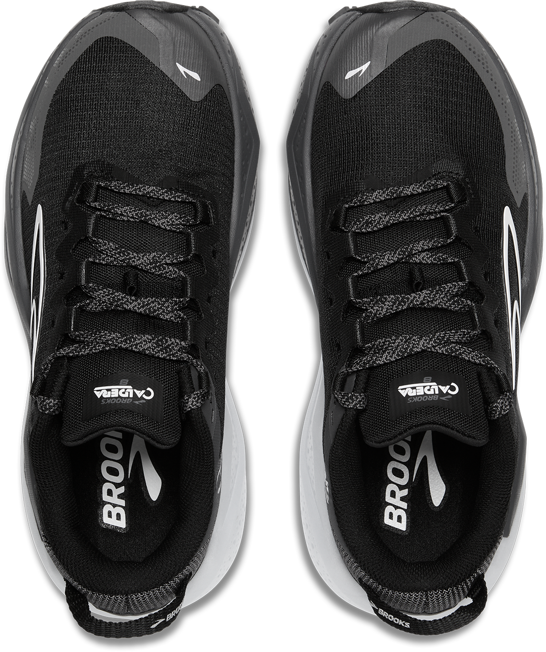 Women's Caldera 8 Running Shoes - Black/Blackened Pearl/White | Lightweight Cushioned Trail Sneakers for Hiking, Jogging & Outdoor Activities