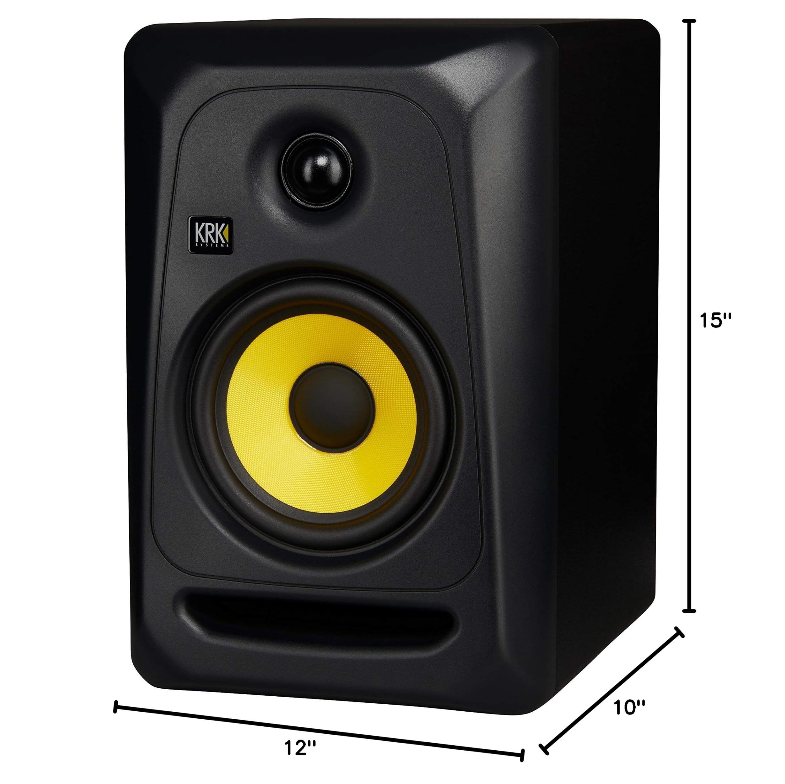KRK 5-Inch Classic Studio Monitor Speakers - Professional-Grade Sound for Music Production, Home Recording & DJing - Perfect for Home Studios & Audio Mixing