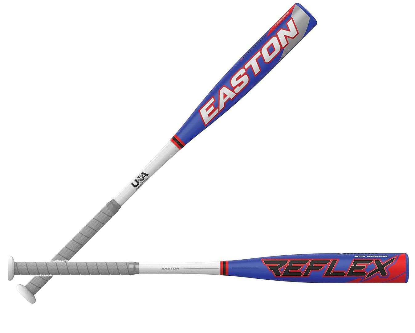 Easton Reflex USA Baseball Bat -12 Drop Big Barrel 1-Piece Alloy for Youth & High School Players | Perfect for Training, Games & Tournaments