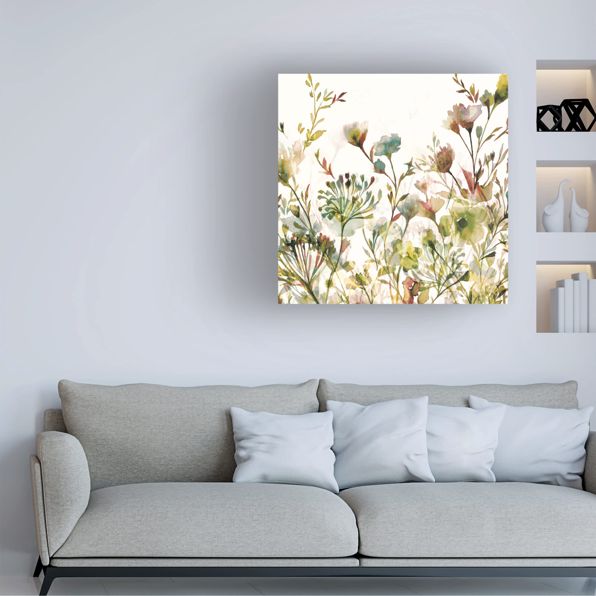 Trademark Fine Art 'Transparent Garden Warm' Canvas Wall Art Print by Wild Apple Portfolio - Perfect for Living Room, Bedroom & Office Decor