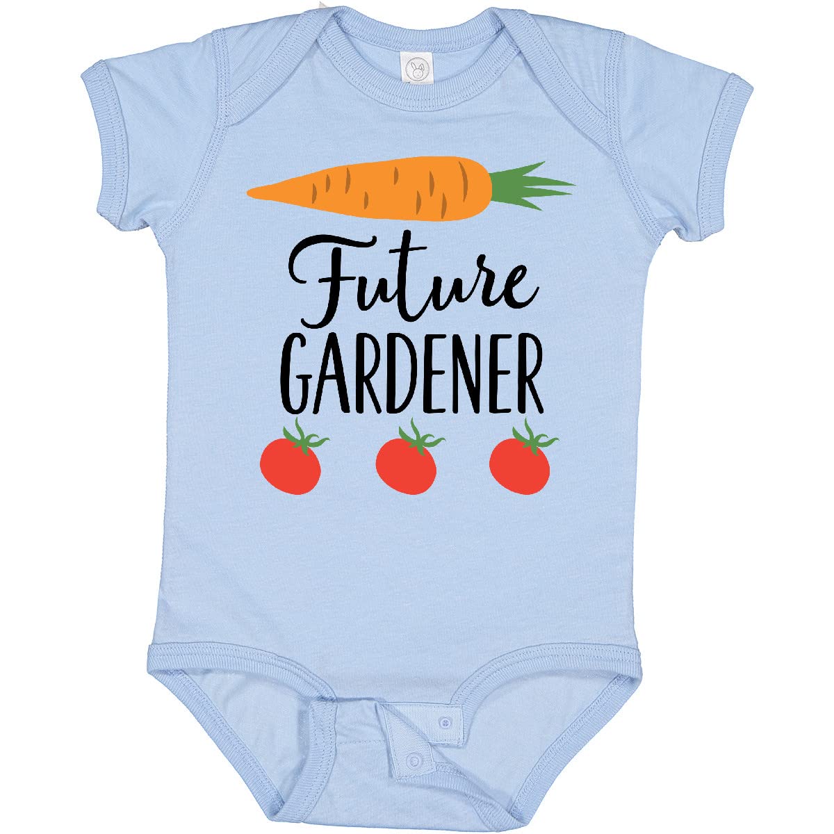 Inktastic Gardening Future Gardener Baby Bodysuit - Cute Organic Cotton Onesie for Toddlers, Infants & Newborns - Perfect Gift for Plant Lovers, Garden Enthusiasts & Earth Day Celebrations