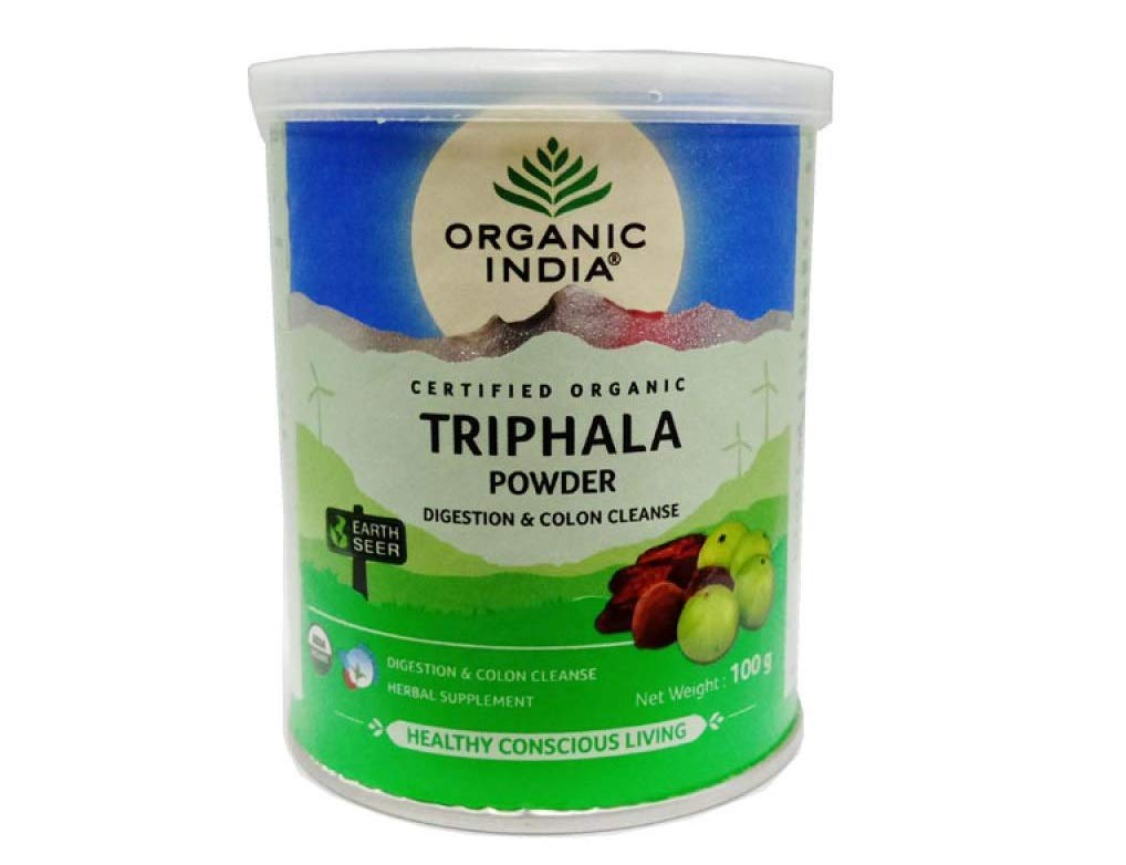 Organic Triphala Powder 100g - Ayurvedic Herbal Supplement for Digestion & Detox - Supports Gut Health, Immunity & Cleansing - Perfect for Morning Rituals & Wellness Routines