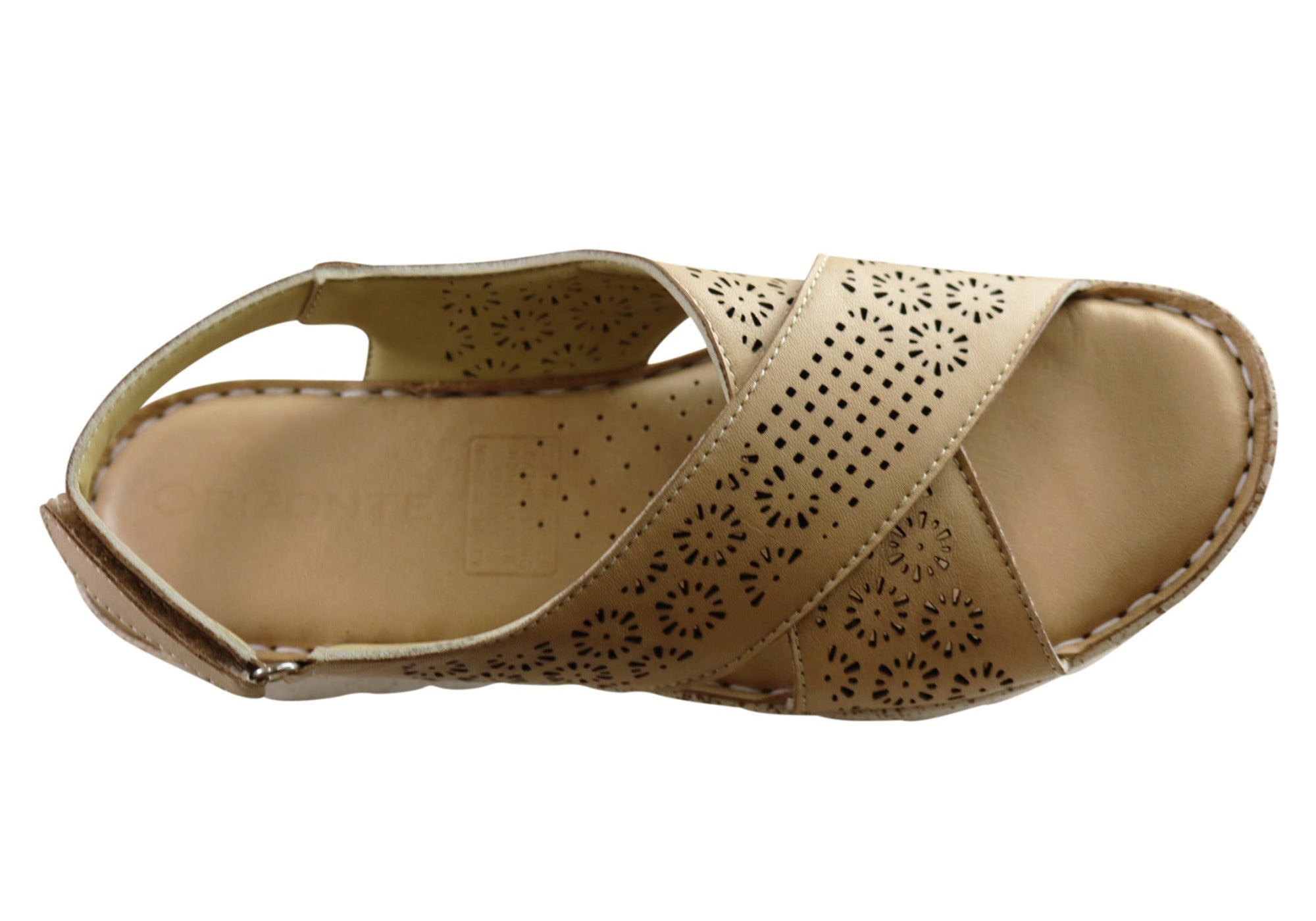 Orizonte Anthea Women's Comfortable European Leather Sandals - Perfect for Summer, Beach, and Casual Outings