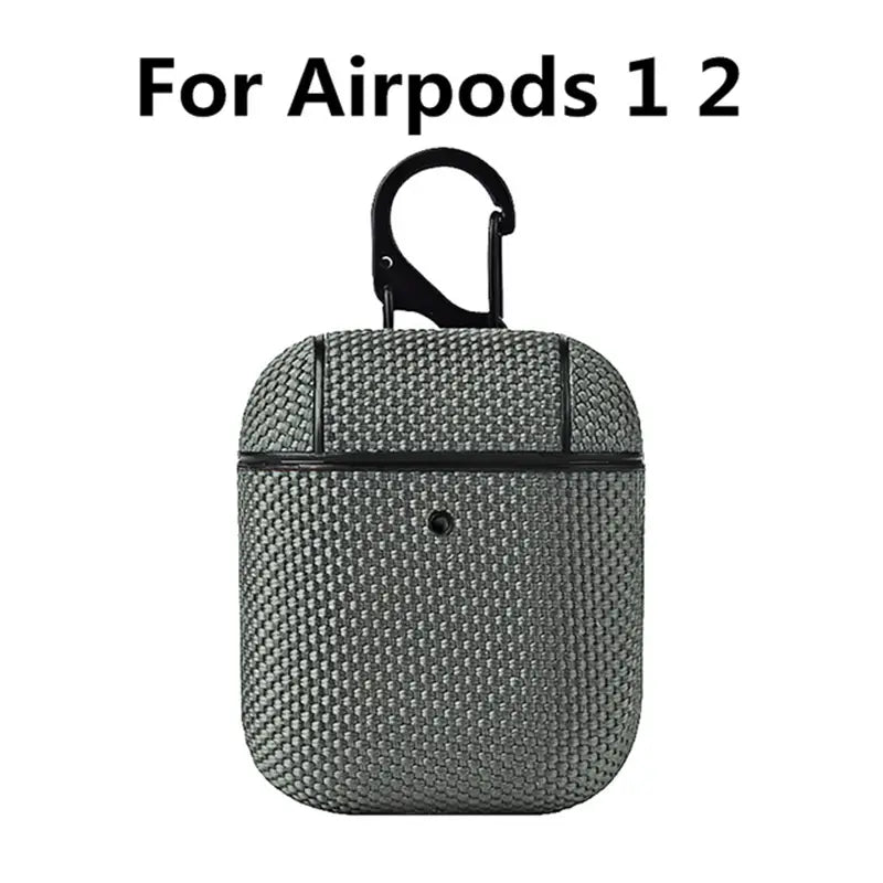 Premium AirPod 1st & 2nd Generation Protective Case - Soft Textile Cover with Precise Cutouts for Charging | Perfect for Gym, Travel & Everyday Use