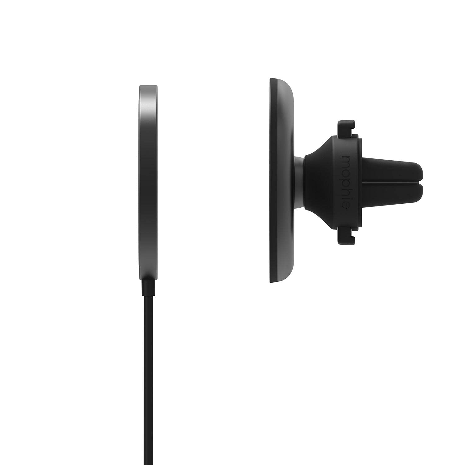 Mophie Snap+ Wireless Vent Mount Universal Car Charger - 15W Fast Charging, Magnetic Positioning for iPhone 12/13/14 & Qi Devices - Perfect for Driving, Commuting & Road Trips