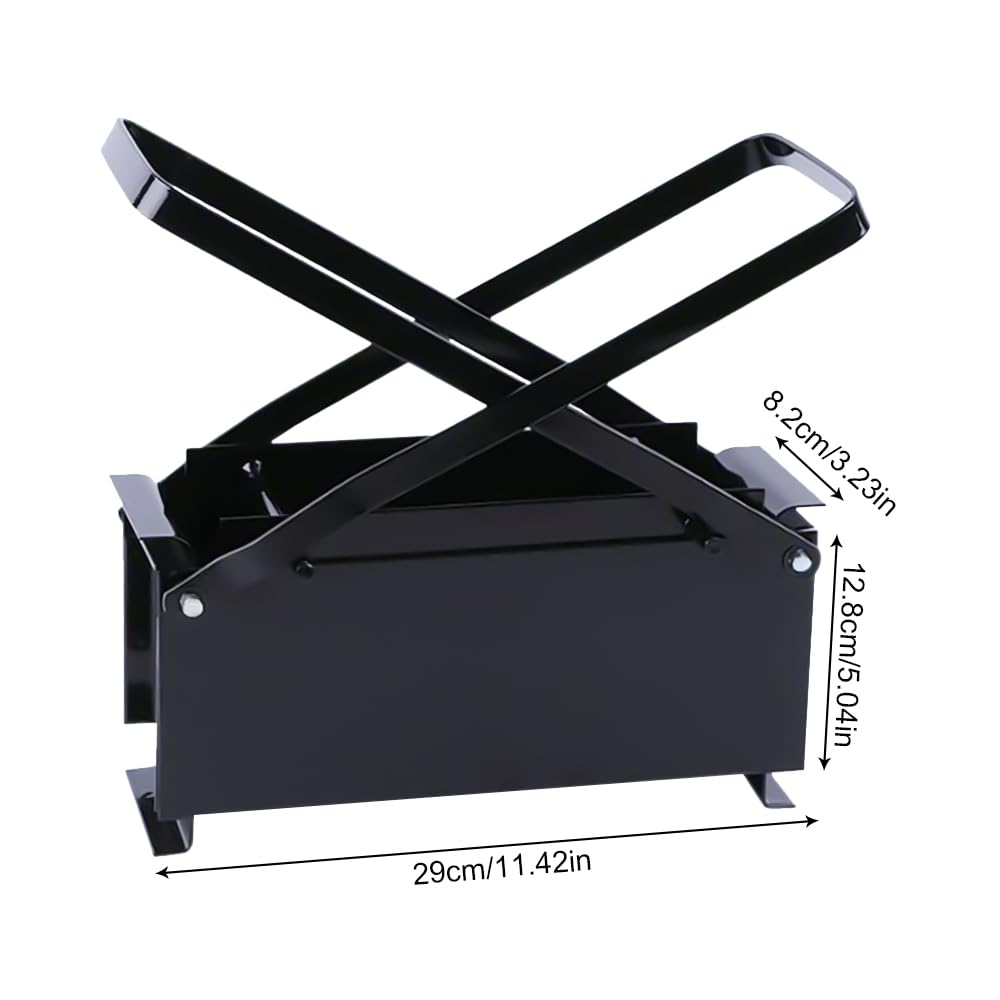 Eco-Friendly DIY Paper Log Brick Briquette Maker - Recycle Newspaper into Fuel Blocks for Fireplace, Wood Stove & Camping | Home Heating Tool for Sustainable Living