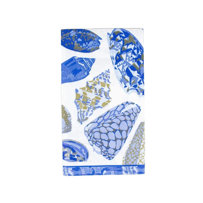 Premium Coquillage Blue Guest Towel Set - Soft & Absorbent Bath Towels for Spa, Hotel, and Luxury Home Use