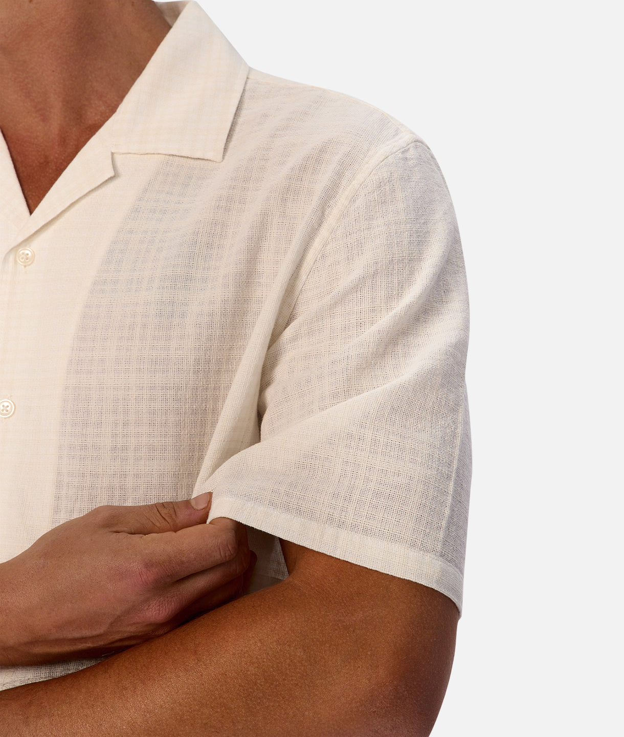 Fabrizia Short Sleeve Shirt for Men - 100% Cotton Casual Button Down Shirt - Breathable & Comfortable Summer Top - Perfect for Office, Outdoor Activities & Travel