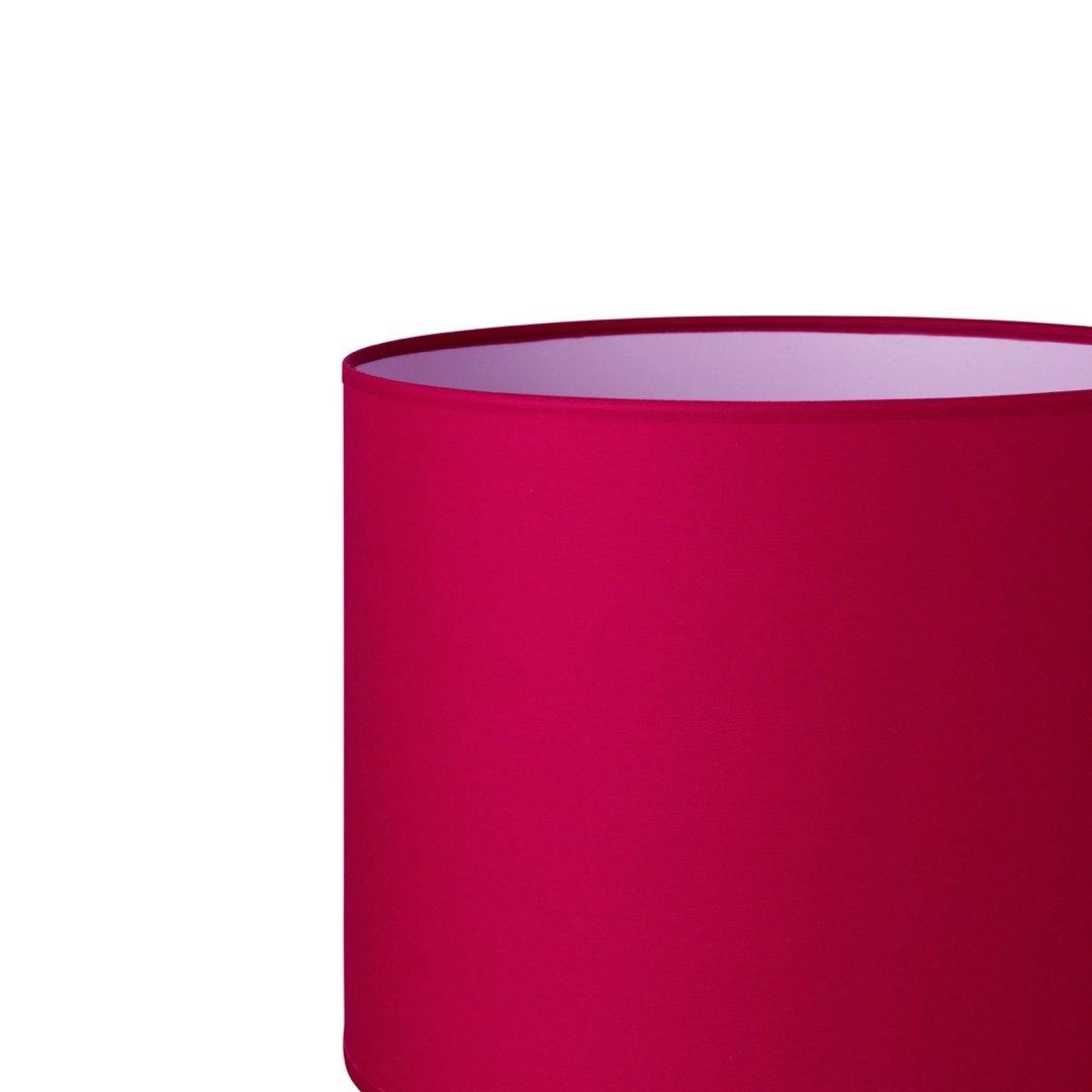 14.14.11 Cylinder Lamp Shade - C1 Pomegranate Red Fabric Lampshade for Table & Floor Lamps - Perfect for Living Room, Bedroom, and Office Decor