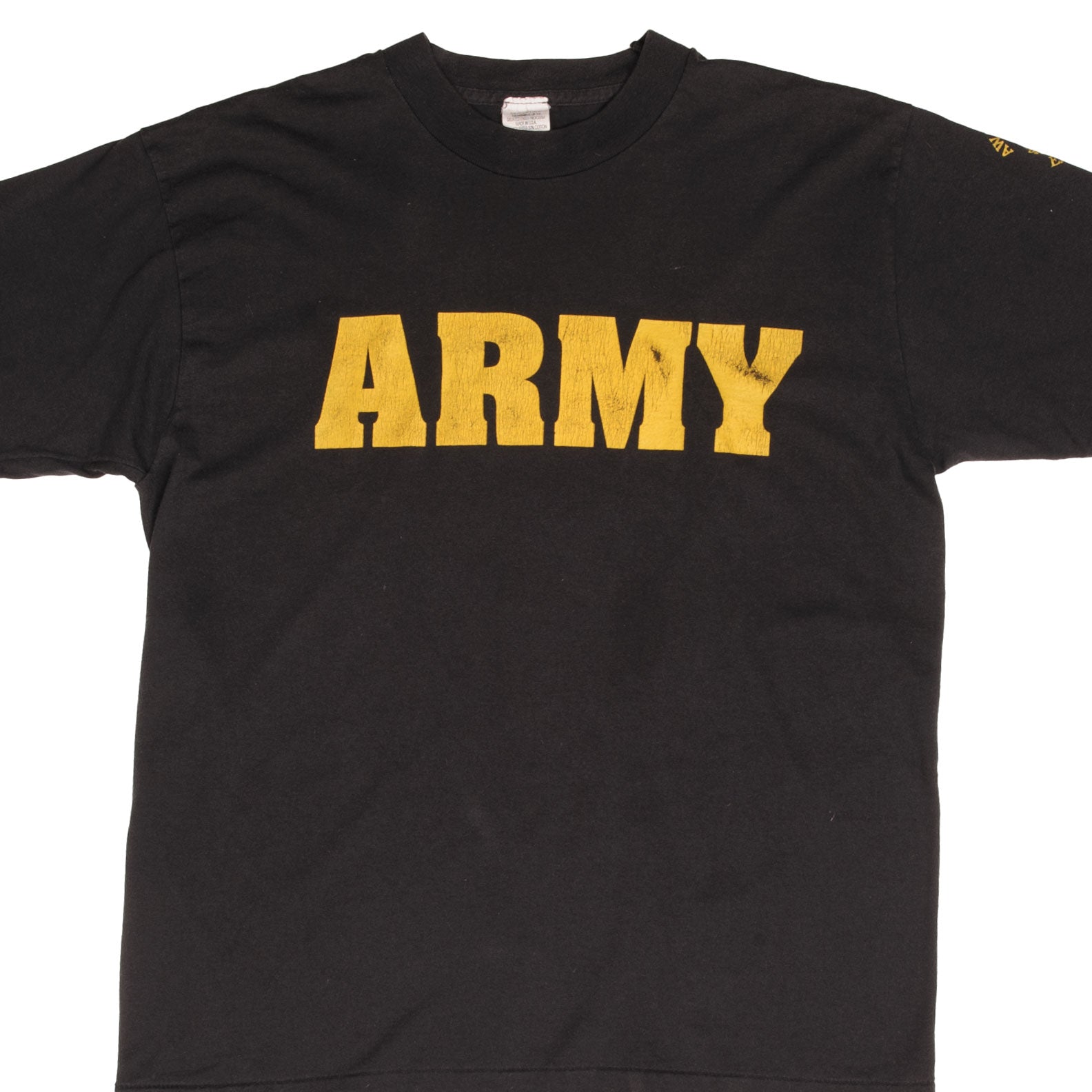 Vintage 1990s US Army Second College First Jump T-Shirt - Large Size, Made in USA - Perfect for Military Collectors, Vintage Lovers & Casual Wear