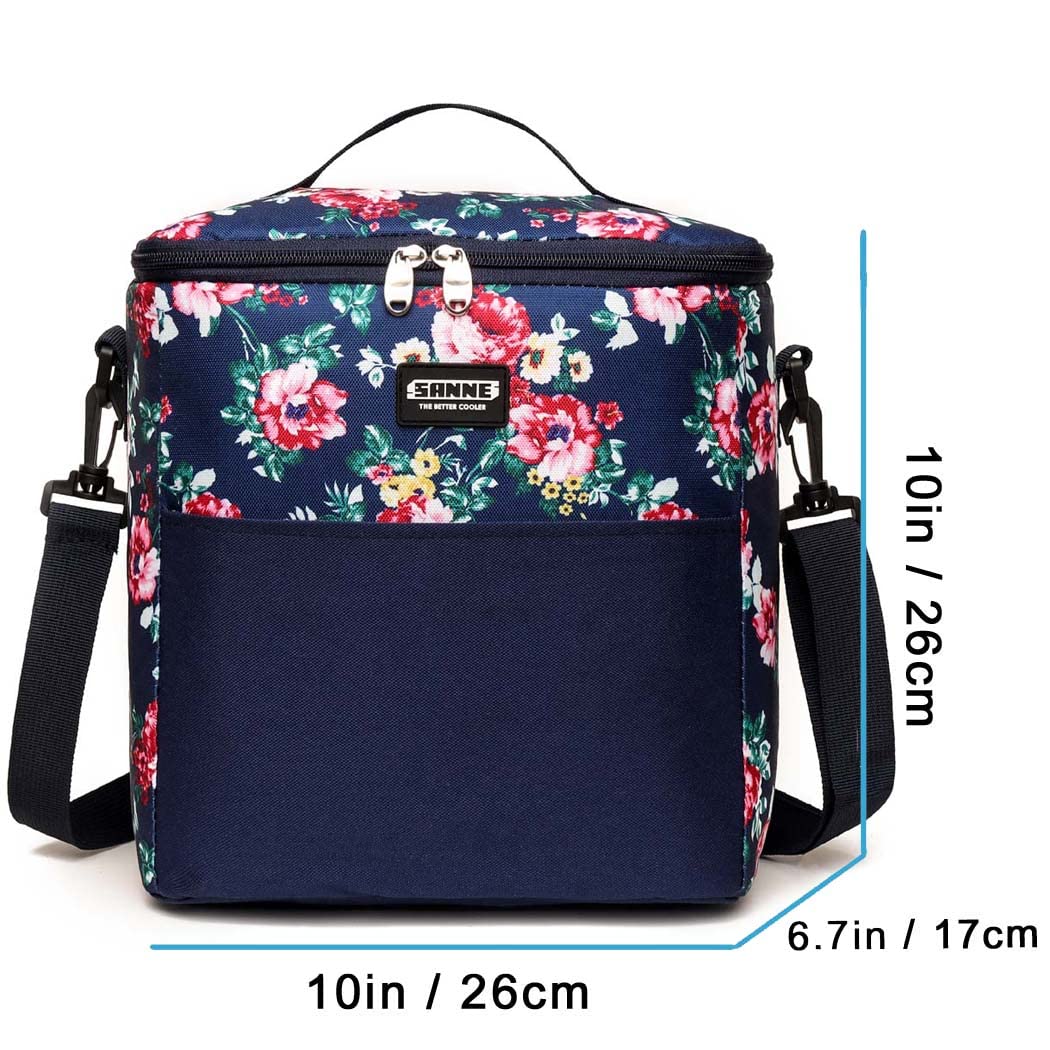 Insulated Reusable Lunch Bag for Women & Kids - Large Cooler Lunch Tote for Work, School, Picnic & Travel - Easy Clean & Leakproof Lunch Box for Office, Outdoors & Daily Commute