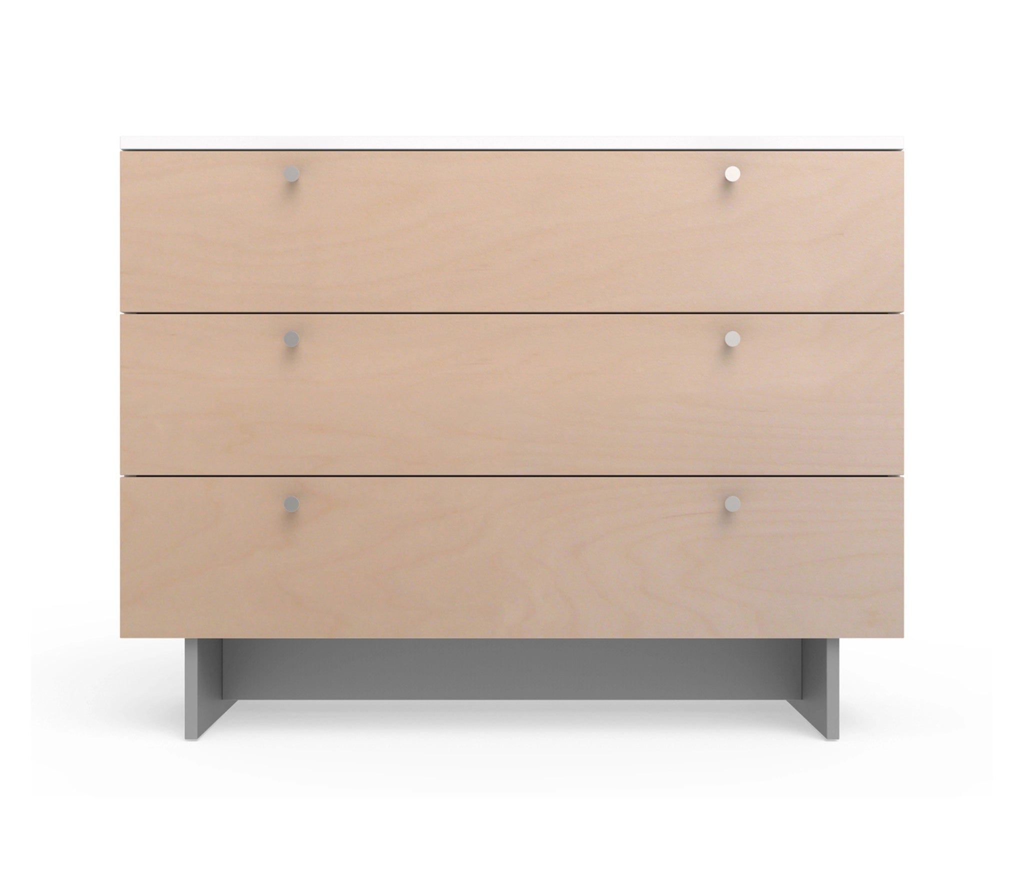 Spot On Square Roh Dresser 45 Inch Wide - Modern Minimalist Bedroom Dresser with 6 Drawers, White Finish - Perfect for Bedroom Storage, Closet Organization & Home Decor