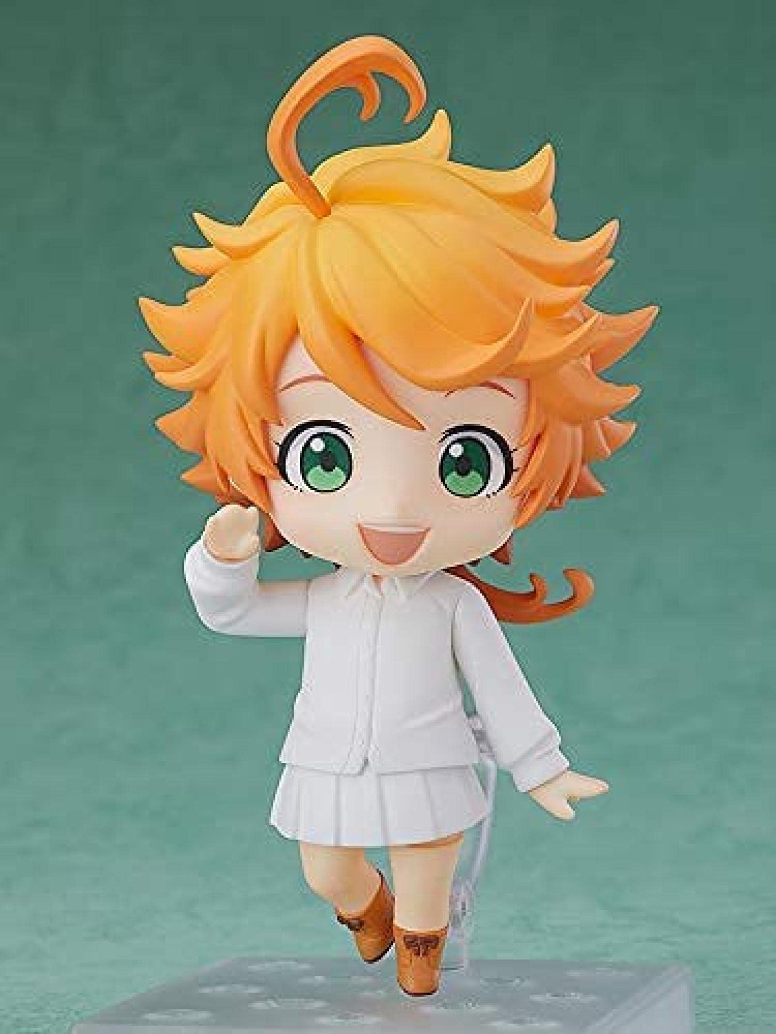 HYBYEI The Promised Neverland Emma Nendoroid Q Version Action Figure - 10cm PVC Anime Collectible Toy with Display Box | Perfect for Anime Fans, Gift Giving, and Home Decoration