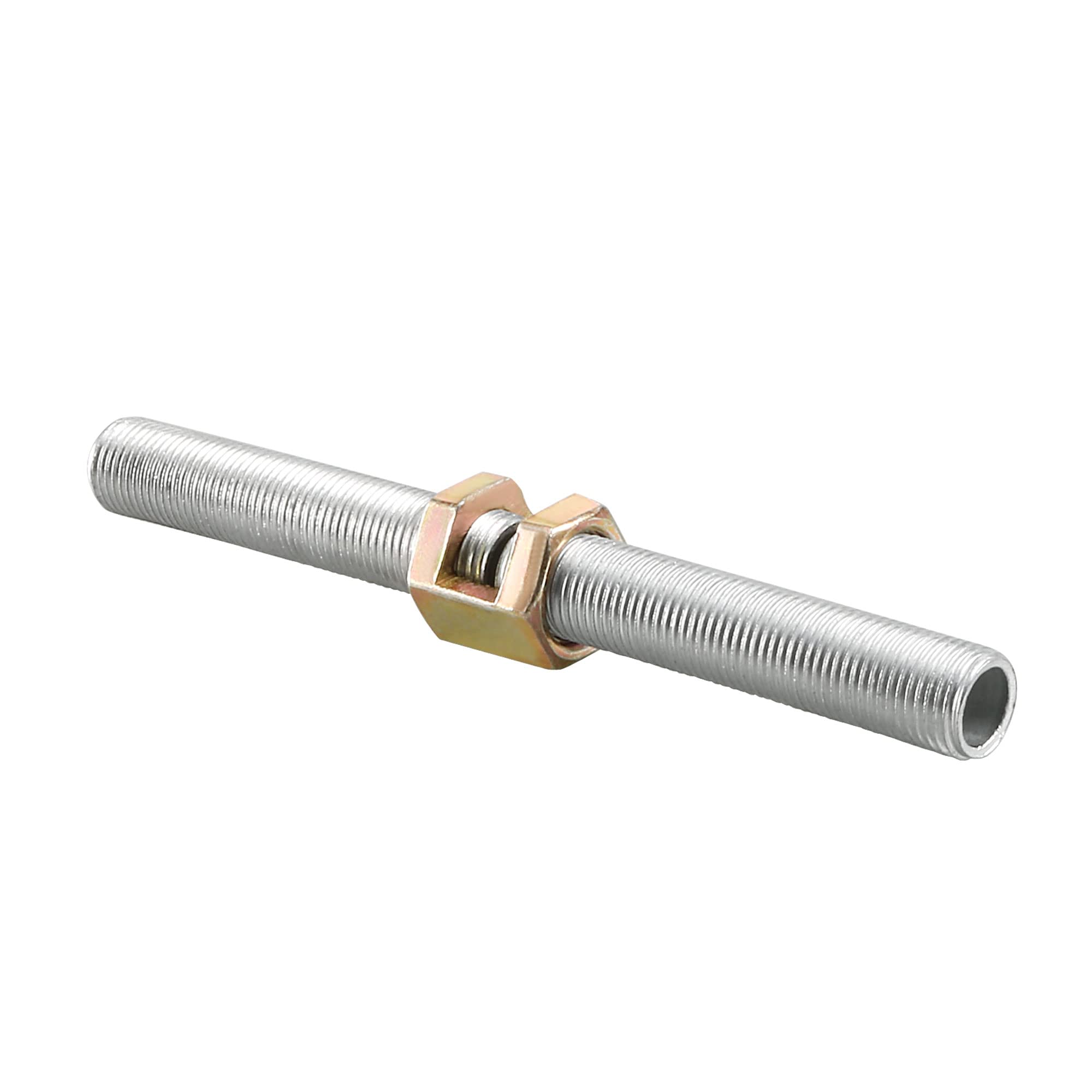 MECCANIXITY M10 Hexagon Nut 25mm Height Zinc Plated Iron - Lamp Pipe Repair Parts (Pack of 10) - Ideal for Lighting Fixtures, Furniture Assembly & DIY Projects