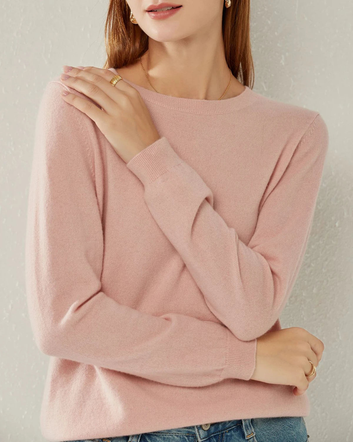 Premium Lightweight Cashmere Sweater for Women & Men - Soft & Warm Winter Pullover - Perfect for Office, Travel & Casual Outfits