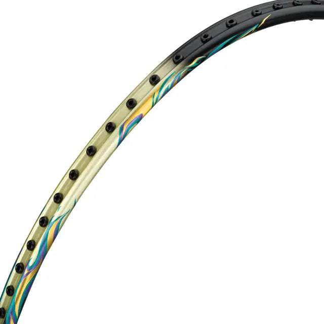 Li Ning Axforce 100 Black/Gold Badminton Racket - Prestrung Professional Badminton Racquet for Advanced Players | Perfect for Tournaments & Training | Made in China
