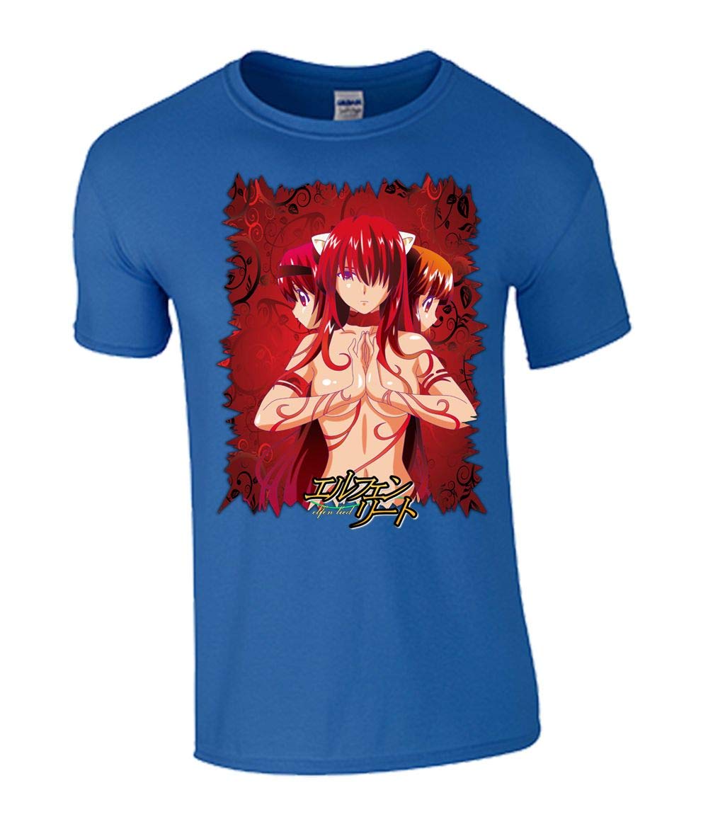 Burai Outlet Elfen Lied Anime Unisex T-Shirt - Stylish Graphic Tee for Anime Fans | Perfect for Cosplay, Conventions & Casual Wear