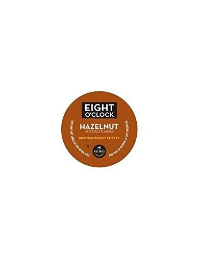 Eight O'Clock Coffee Hazelnut Blend K-Cups - 120 Count Box | Premium Single-Serve Coffee Pods for Keurig Brewers | Perfect for Office, Home & Morning Coffee Break