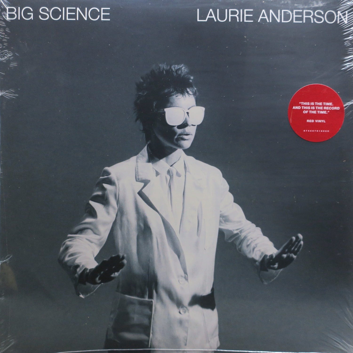 LAURIE ANDERSON 'Big Science' RED Vinyl LP (1982 Art Rock/Experimental Album) - Perfect for Vinyl Collectors & Experimental Music Lovers