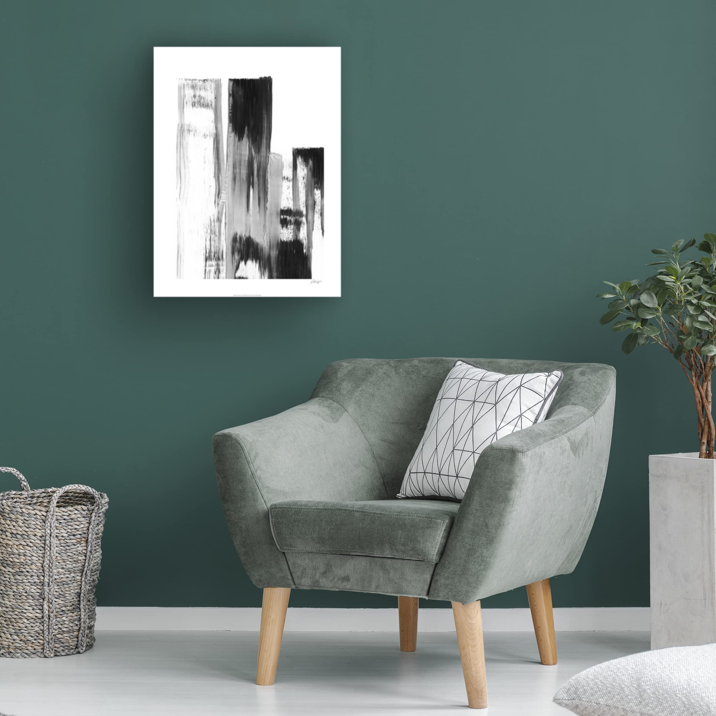 Trademark Fine Art 'Night City II' Canvas Wall Art Print by Ethan Harper - Modern Urban Landscape Painting for Living Room, Bedroom & Office Decor