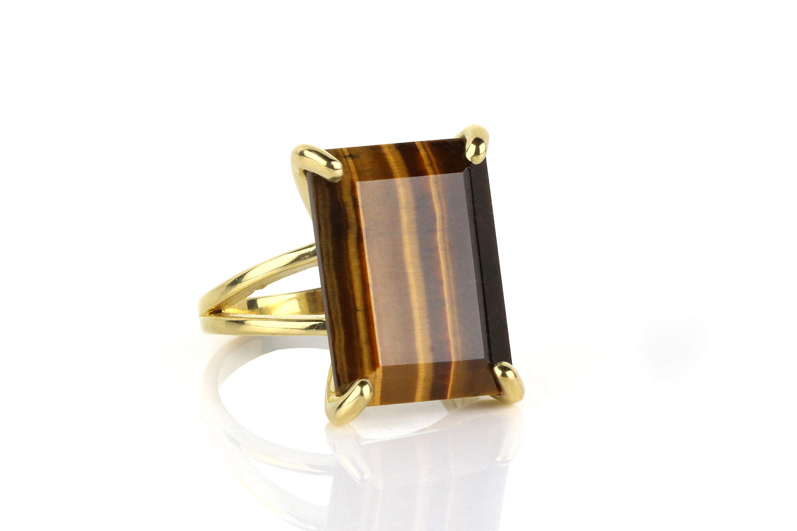 Handmade Tiger Eye Silver Ring - Bohemian Jewelry for Women | Everyday Fashion & Gifts