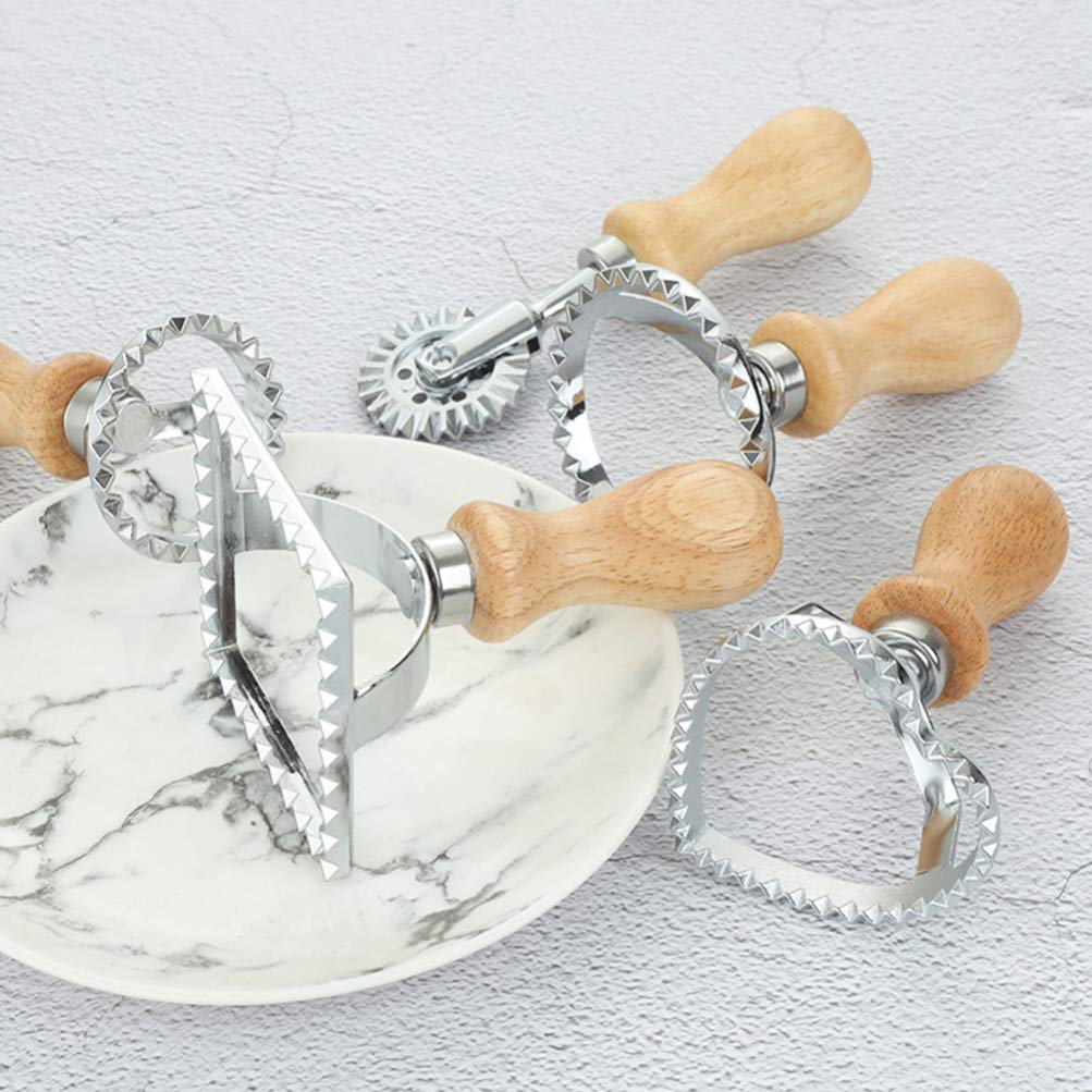 4pcs Alloy Dumpling Maker Set - Biscuit & Cookie Mold, Dumpling Wrapper Cutter for Baking - Perfect for Homemade Dumplings, Pastries & Cookies - Ideal for Kitchen, Bakery & Holiday Cooking