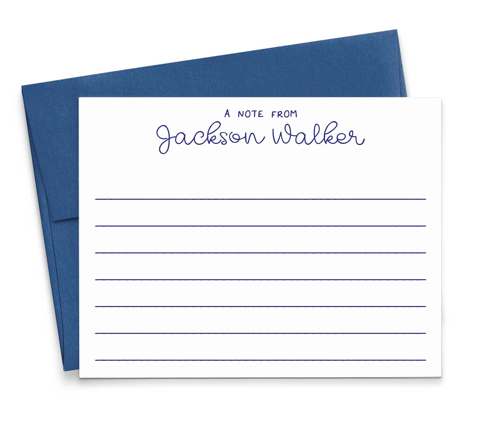 Personalized Boys' Stationery Set - Custom Thank You Notes & Lined Writing Paper for Kids | Choose Colors & Quantity | Perfect for Birthday Gifts, School Projects & Handwritten Letters