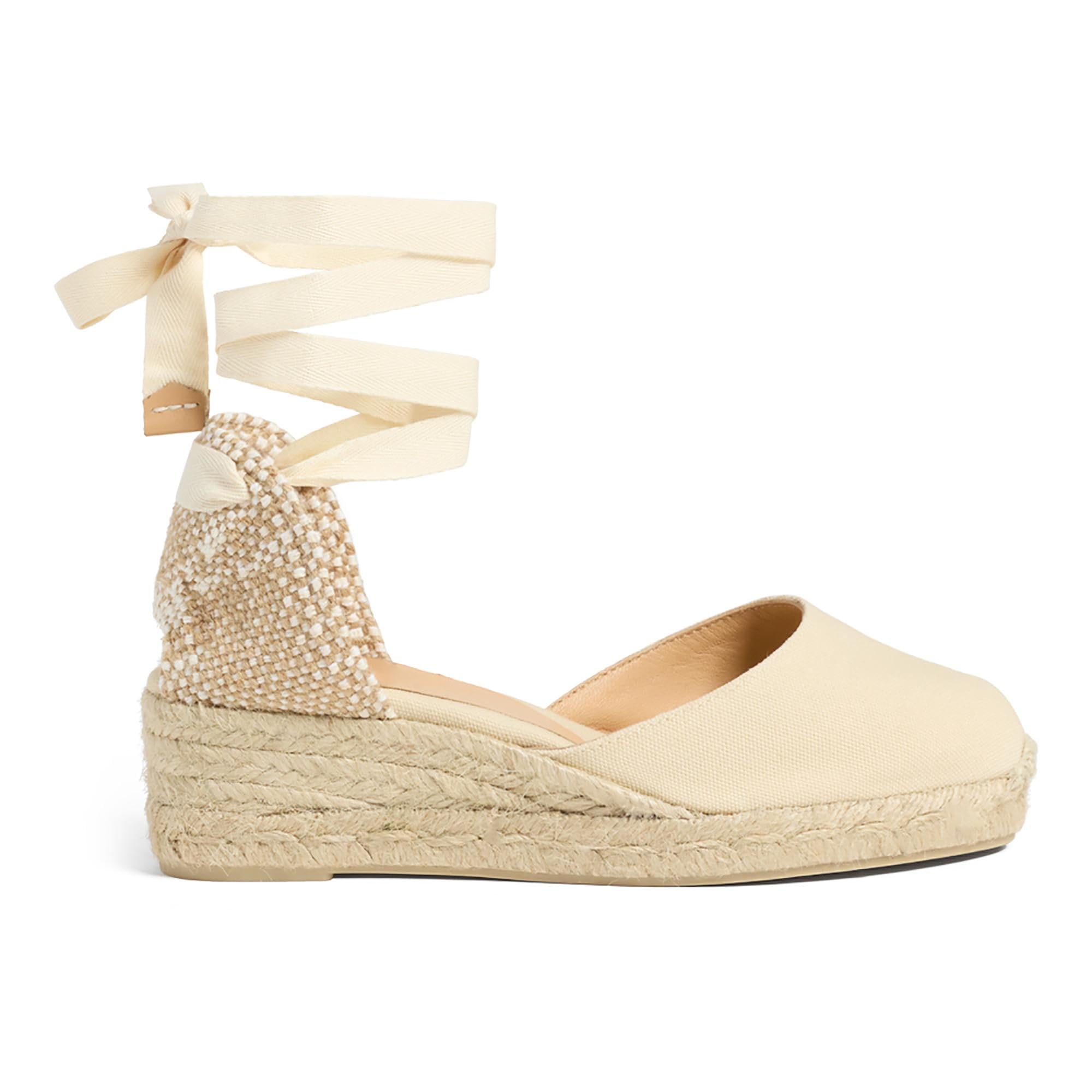 Castañer Women's Espadrilles - Comfortable Summer Wedge Sandals for Beach, Vacation & Casual Outfits | Breathable Canvas & Jute Sole