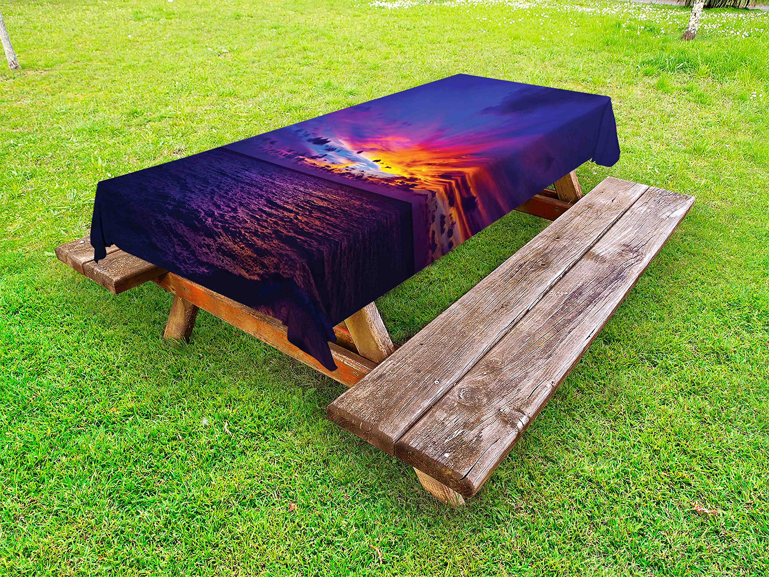 Ambesonne Waterproof Outdoor Tablecloth - 58