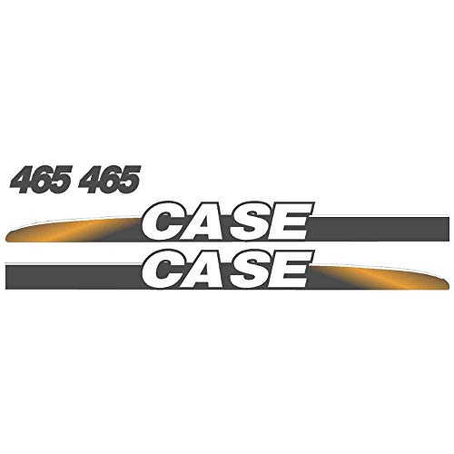 Premium Skid Steer Decal Set for Case 465 - Durable 7-9 Year Outdoor Vinyl Stickers - Perfect for Equipment Customization & Farm Machinery Protection