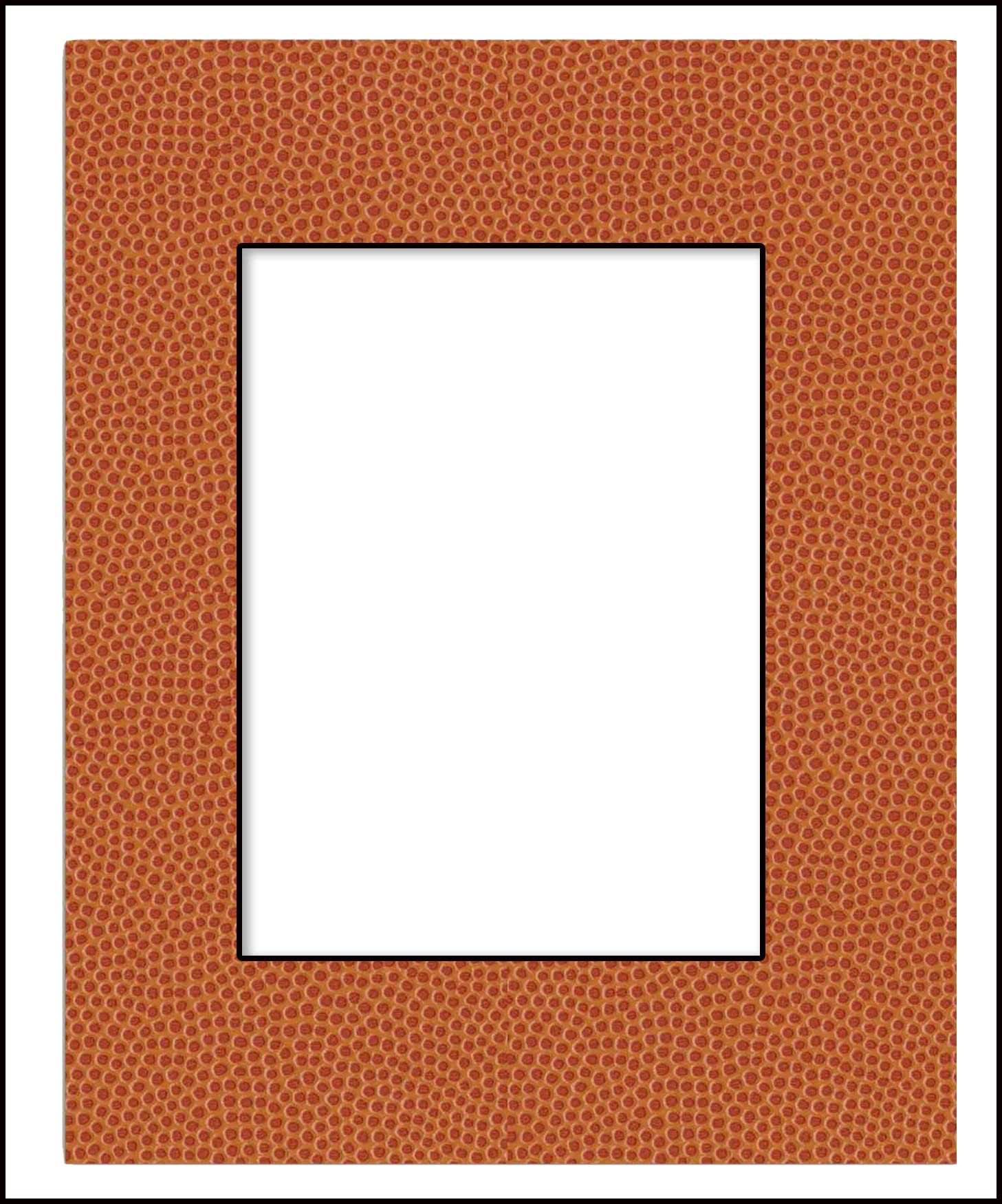 26x32 Acid-Free Basketball Texture Precut Matboard - Bevel Cut for 21x28 Photos with Backing Board & Self-Seal Crystal Clear Photo Mat Bag - 4-Ply Thickness for Picture Framing, Sports Memorabilia Display, and Home Decor