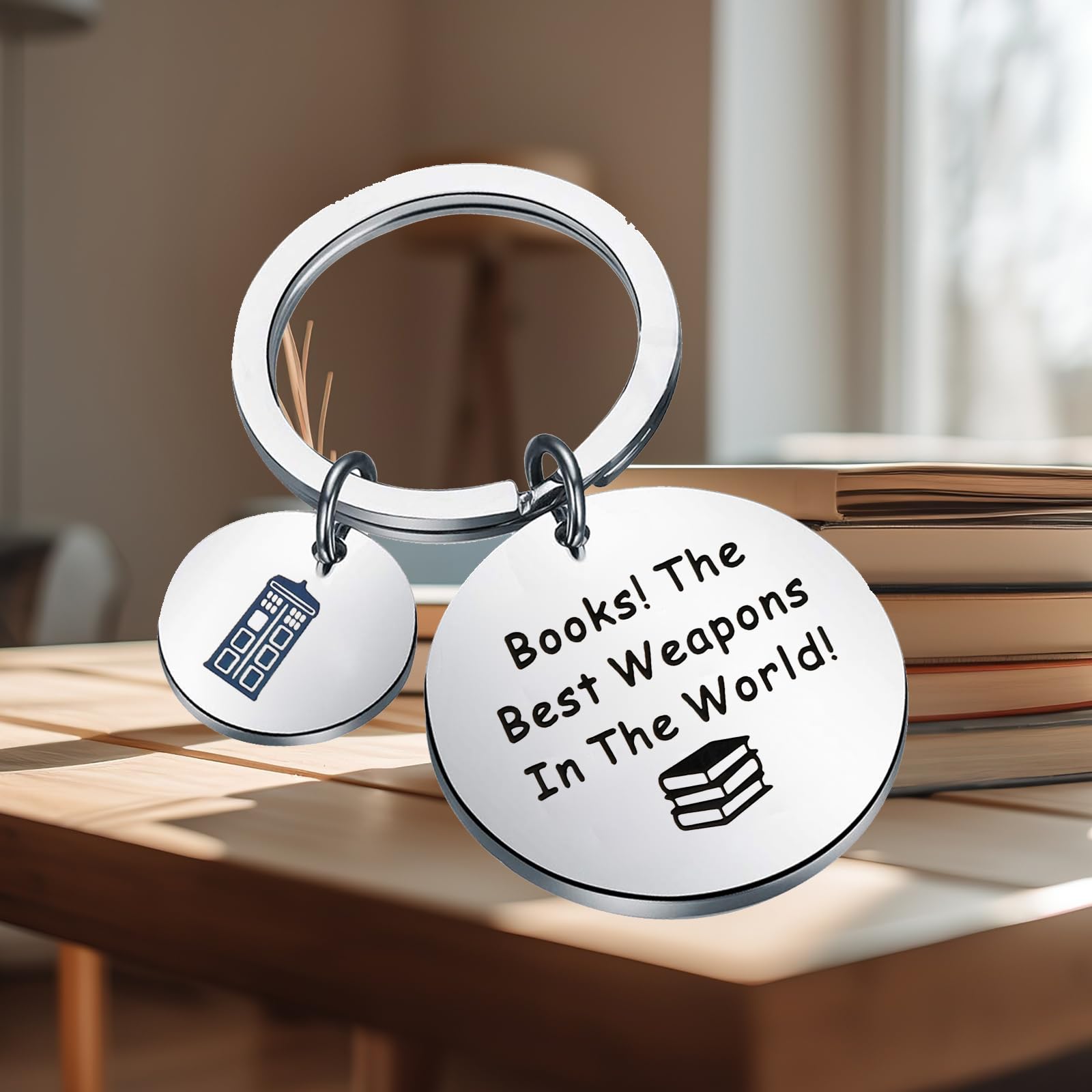 CHOORO Doctor Keychain Book Keyring - Best Weapon Keychain Gift for Doctors, Nurses & Medical Students - Perfect for Scrubs, White Coats & Backpacks