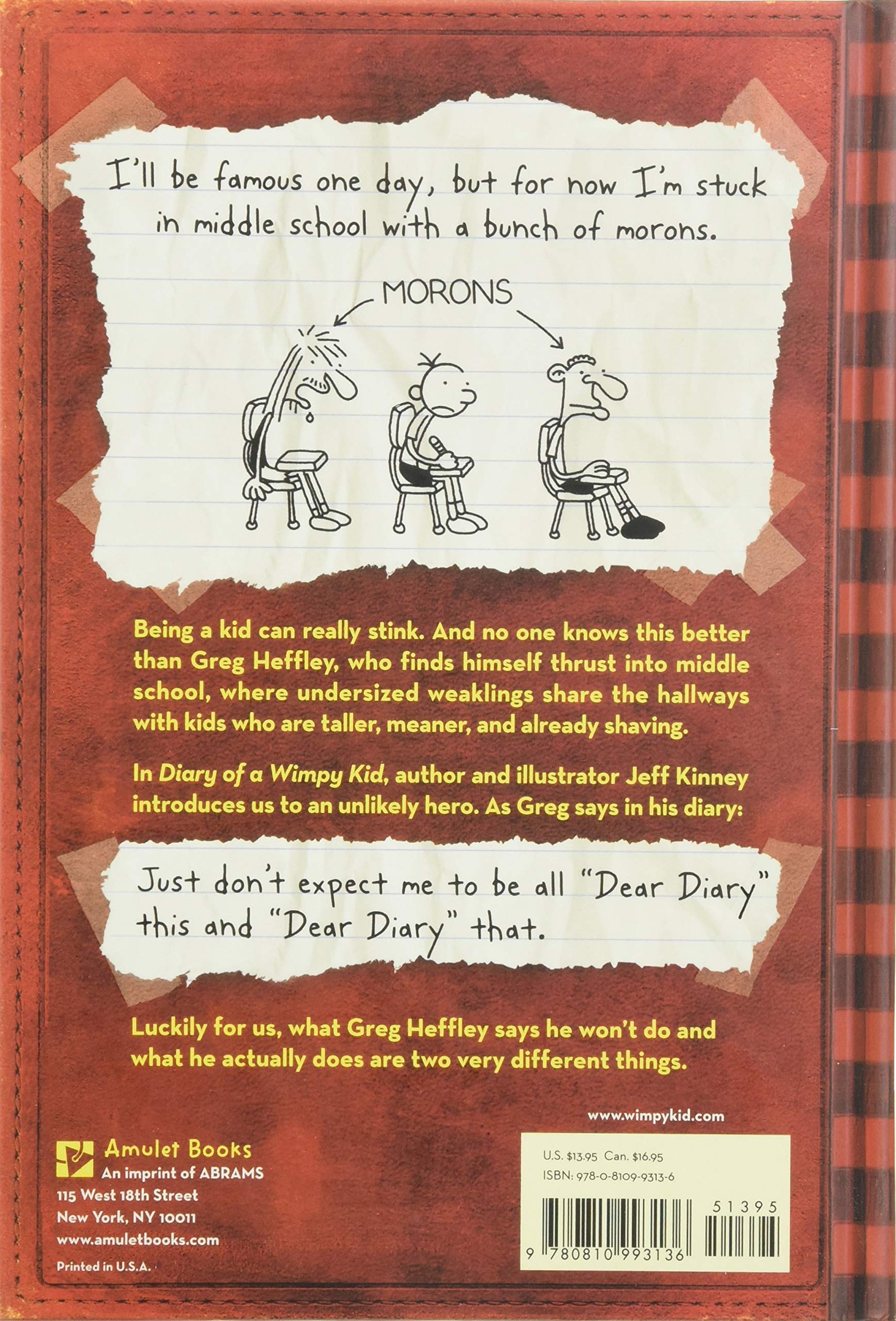 Diary of a Wimpy Kid Hardcover Book Set 1-4 - Includes Diary of a Wimpy Kid, Rodrick Rules, The Last Straw & Dog Days - Perfect Gift for Kids, Teens & Book Lovers - Great for Reading, Gifts & Classroom Libraries