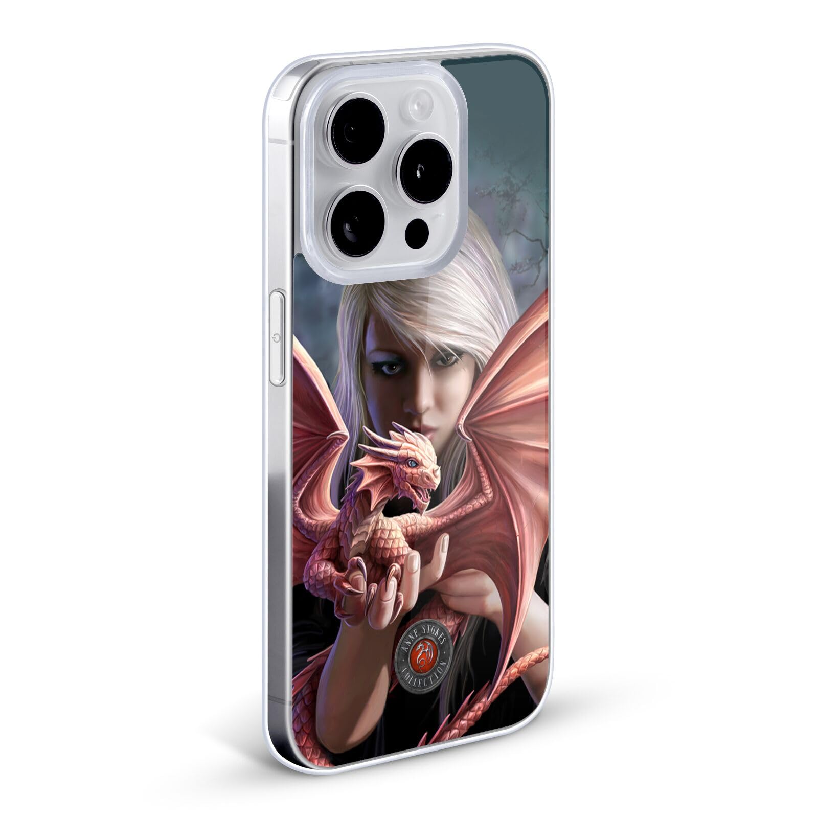 Officially Licensed Anne Stokes Dragonkin Dragon Friendship Soft Gel Case for Apple iPhone 11 Pro Max - Protective Phone Cover with Unique Fantasy Art Design - Perfect for Fantasy Lovers, Gift Giving & Everyday Use