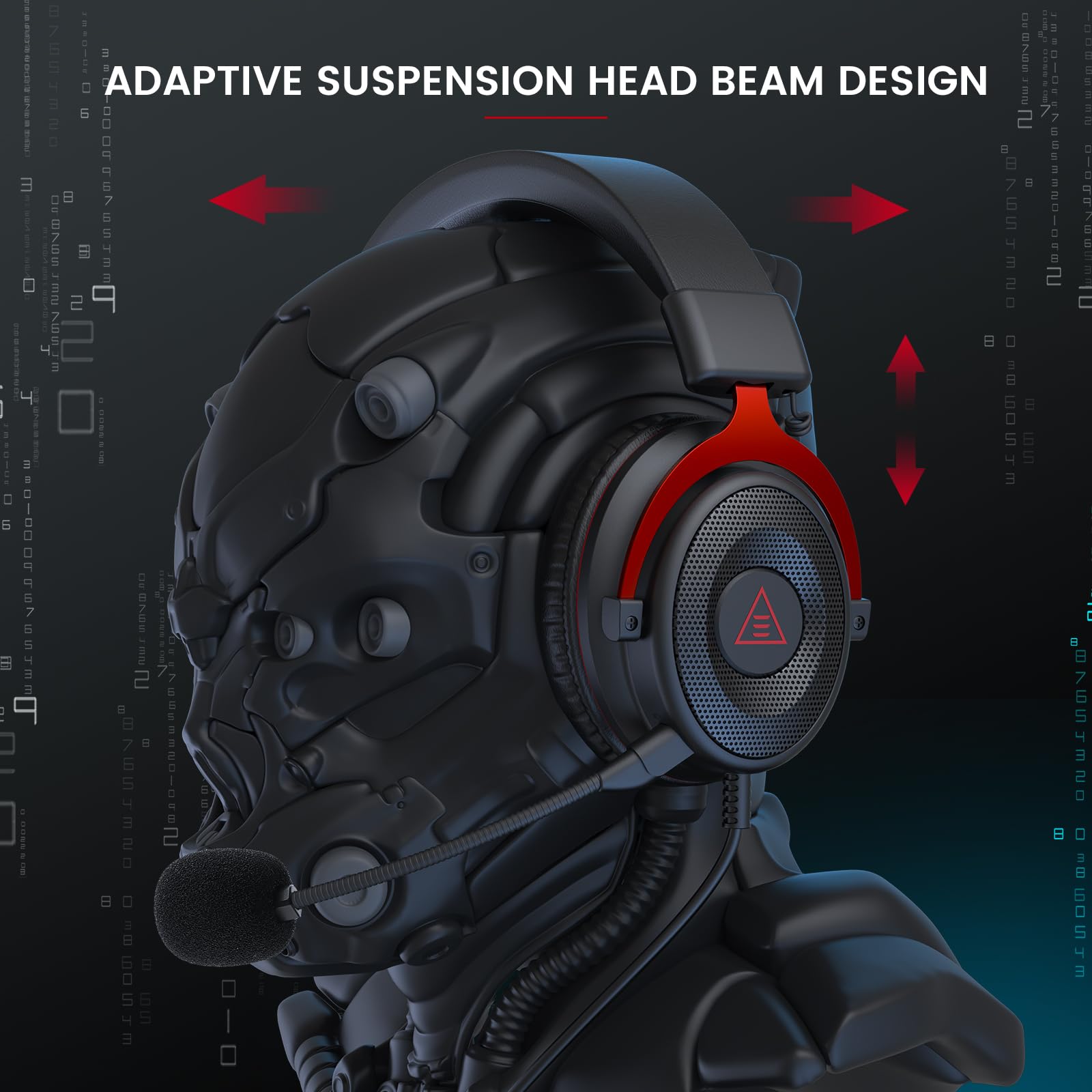 EKSA E900 Pro Gaming Headset with Detachable Noise-Canceling Microphone - 3D Surround Sound Wired Headphones for PC, PS4, PS5, Xbox, Nintendo Switch, Laptop & Mobile Devices (3.5mm Jack) - Perfect for Competitive Gaming, Streaming & Online Meetings