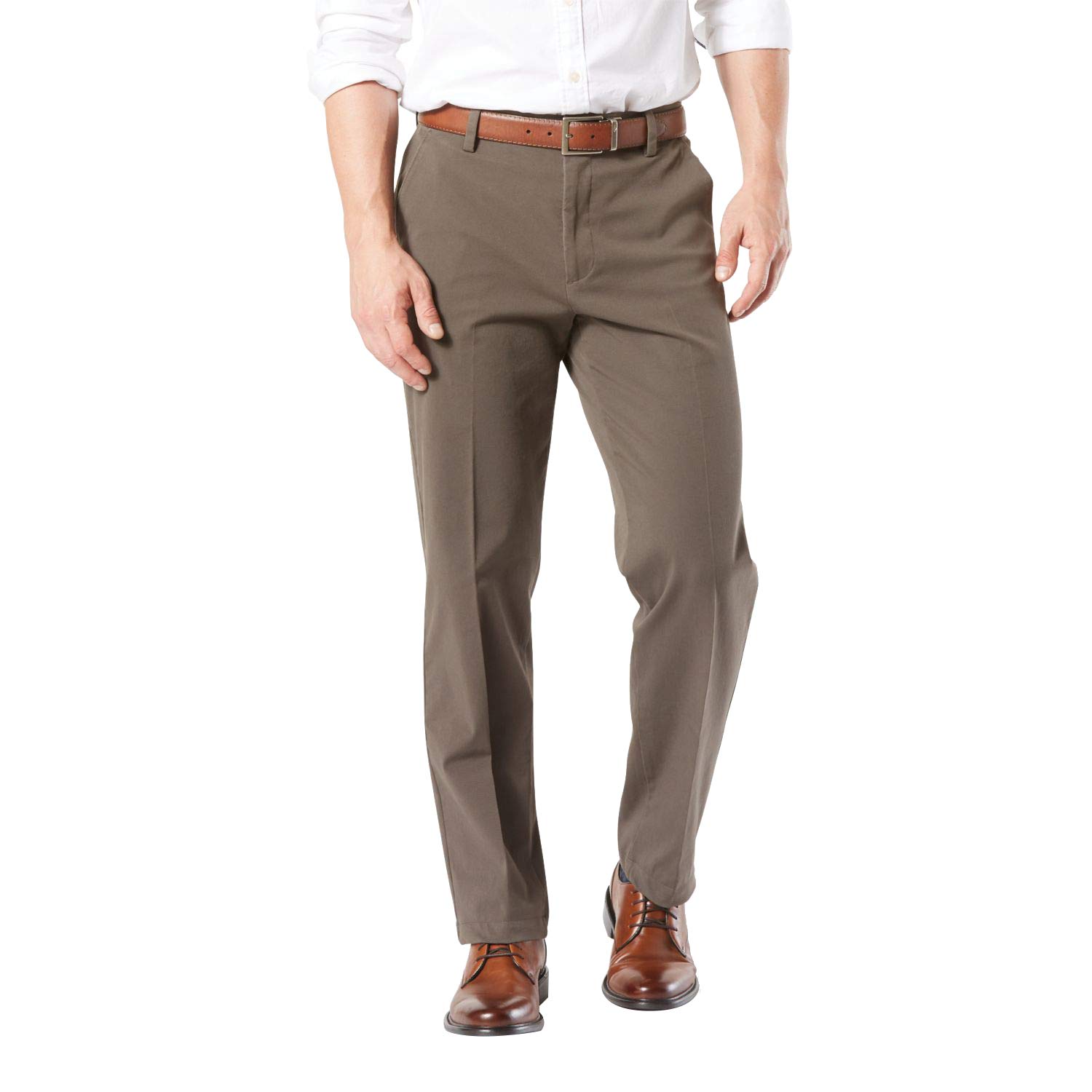 Dockers Men's Classic Fit Workday Khaki Smart 360 FLEX Pants - Comfortable Stretch Dress Pants for Office & Business Casual (Standard & Big & Tall Sizes) | Perfect for Work, Meetings & Professional Occasions