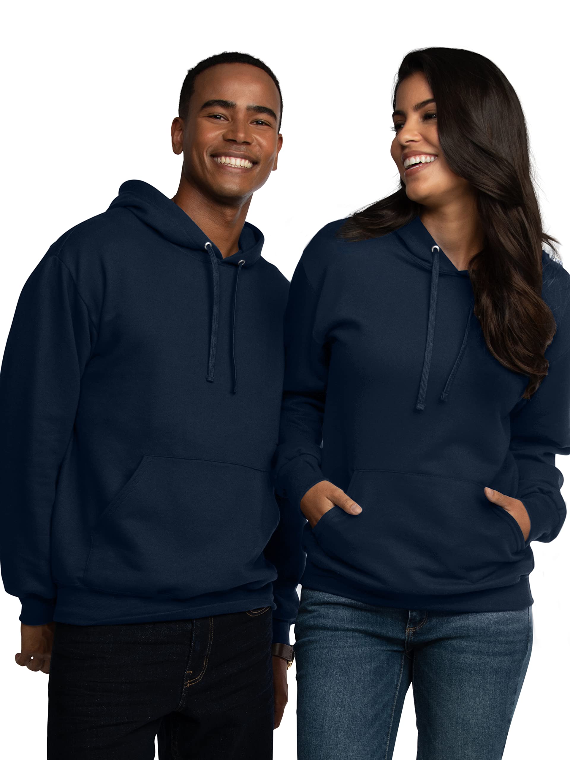 Fruit of the Loom Men's Eversoft Fleece Hoodie - Moisture Wicking, Breathable Pullover Hooded Sweatshirt for Casual Wear, Gym & Outdoor Activities