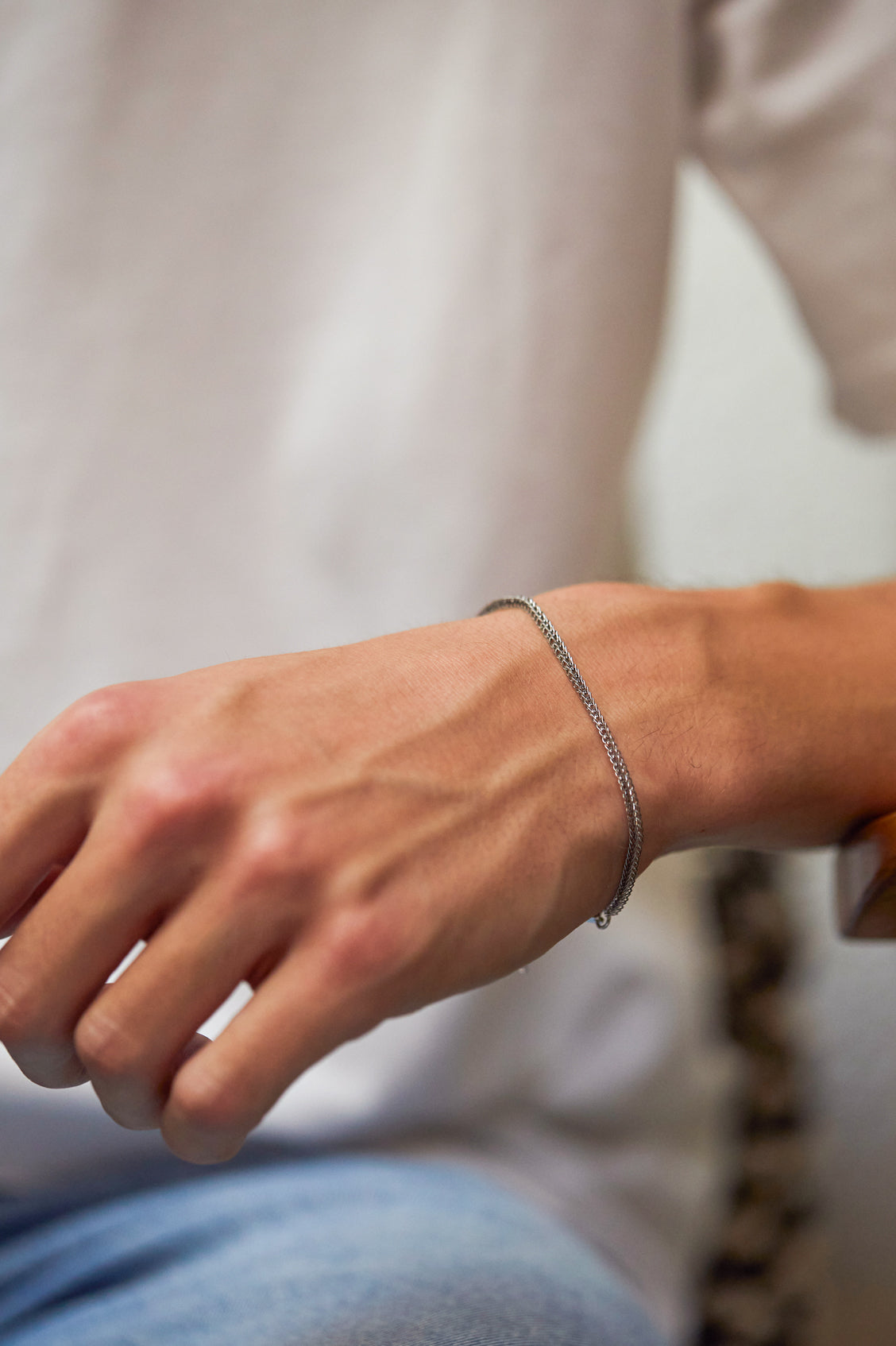 Stylish Men's Fox Tail Chain Bracelet - Trendy Animal Jewelry for Men - Perfect for Casual Wear, Parties & Gifts
