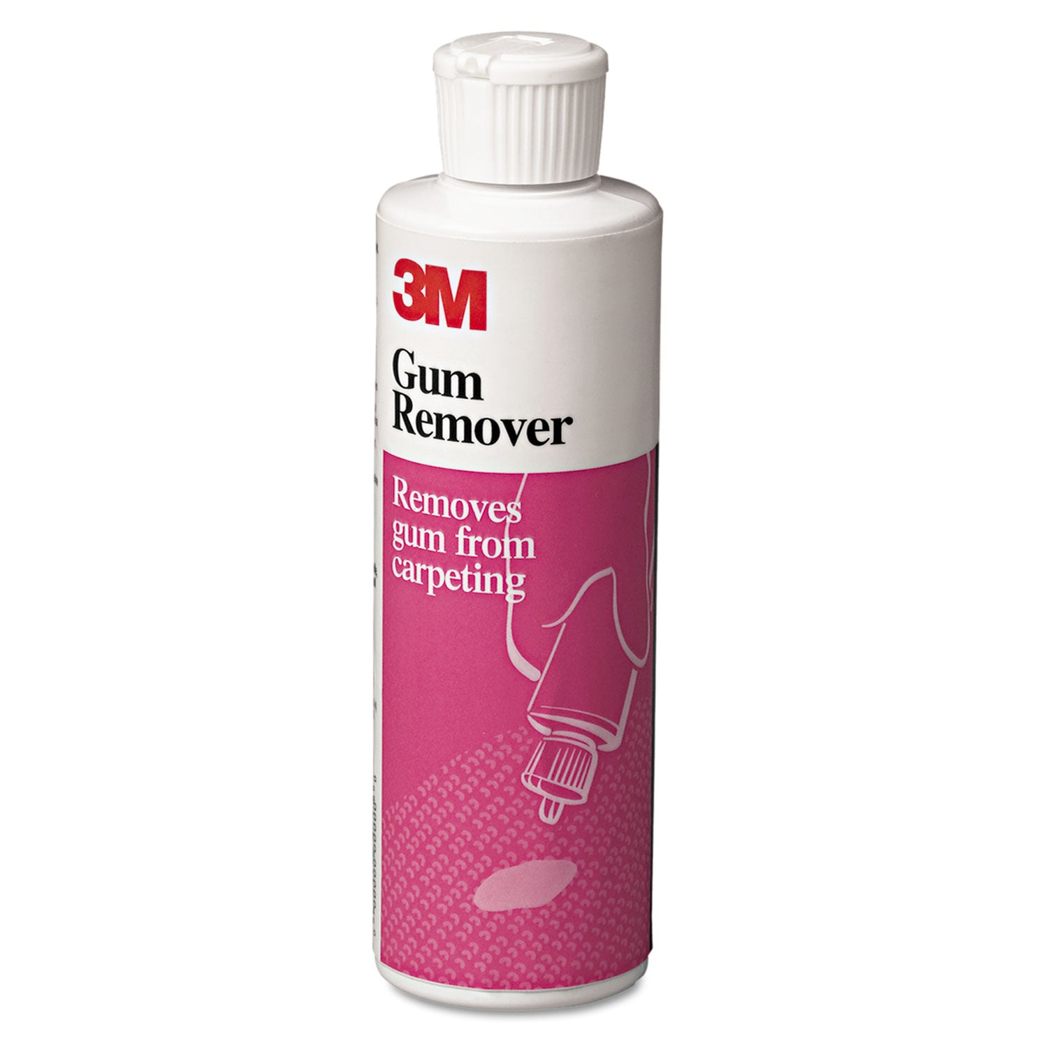 3M™ Gum Remover - Orange Scented Liquid Adhesive Remover (8 Oz Bottle, Pack of 6) - Perfect for Removing Chewing Gum, Stickers & Sticky Residue from Floors, Furniture & Surfaces
