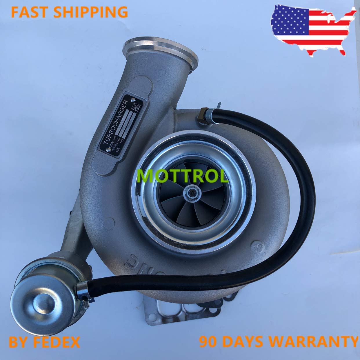 High-Performance Turbocharger for Komatsu SAA6D114E-3 Engine - Compatible with PC300-8, PC350-8, PC360-8 Excavators - Heavy-Duty Replacement Part for Construction & Mining Equipment