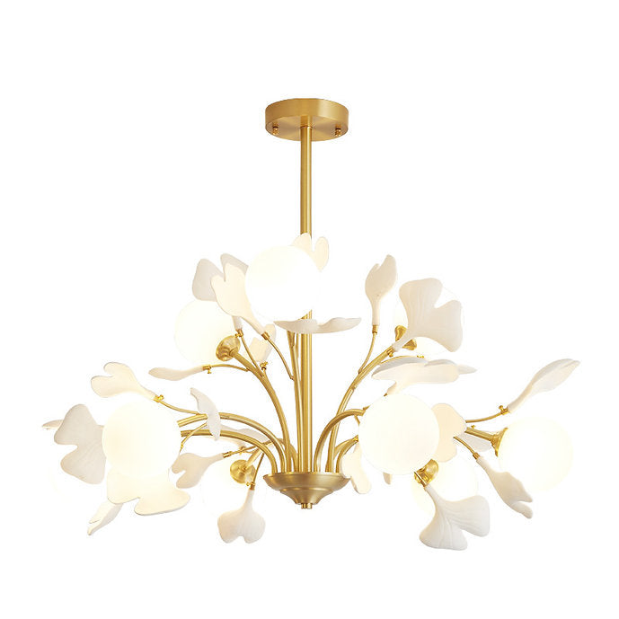 Modern LED Brass Chandelier Pendant Light - Elegant Luxury Style for Dining Room, Living Room & Bedroom Lighting