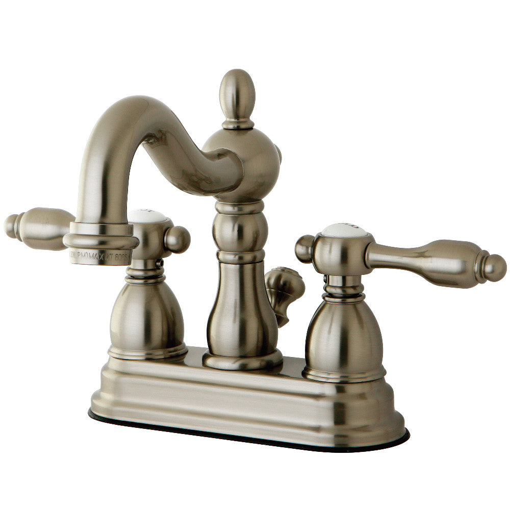 Kingston Brass KB1601TAL 4-Inch Centerset Bathroom Faucet - Modern Water-Saving Design for Vanity Sinks, Powder Rooms & Guest Bathrooms