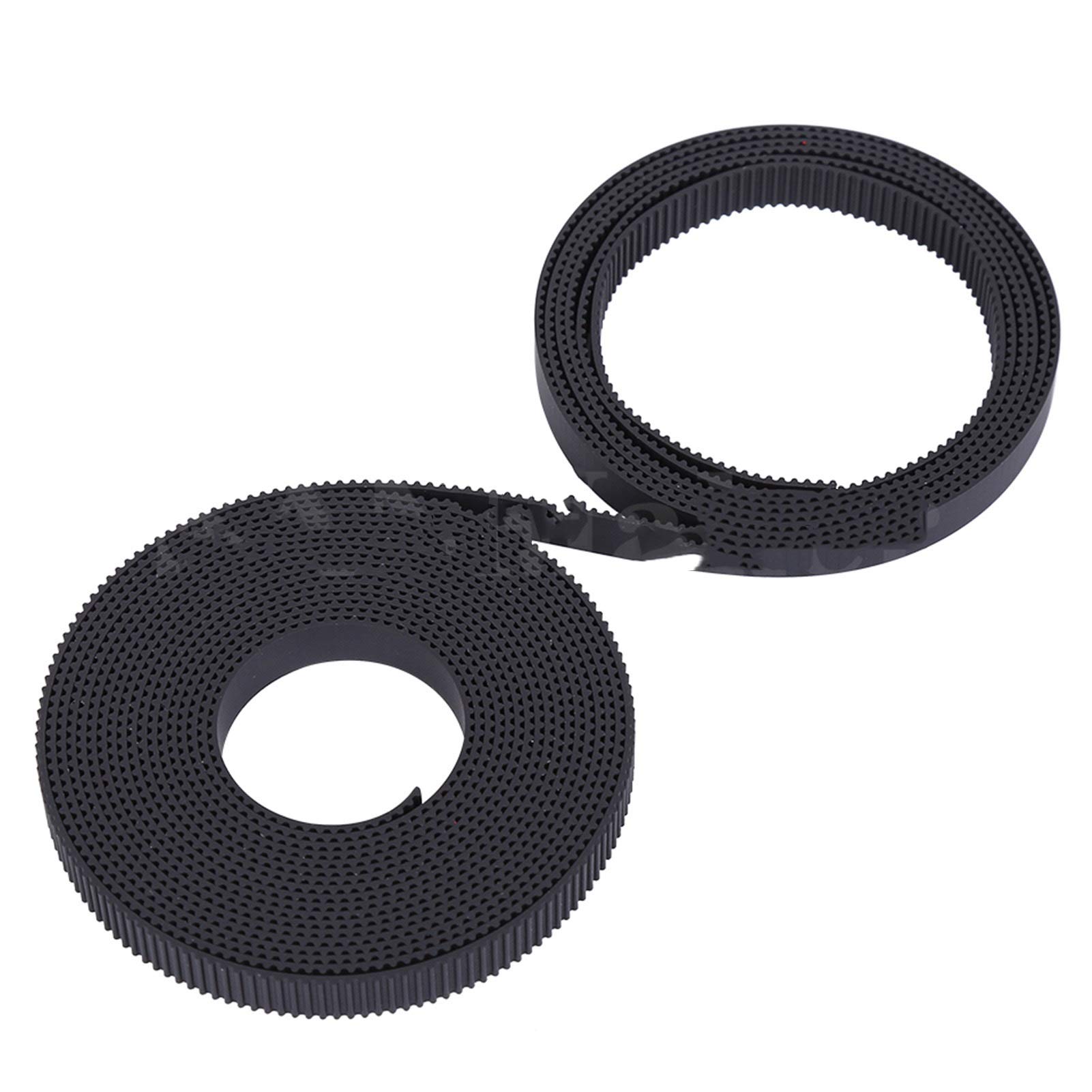 High-Quality GT2 Timing Belt 6mm/10mm Open Type - 5m/10m/20m/50m Length Options - Durable Rubber Aramid Fiber Belt for 3D Printers, CNC Machines & Robotics - Perfect for DIY Projects and Industrial Repairs