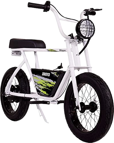 Droyd Blipper Mini Electric Bike - 24V 10Ah Battery, 250W Motor, 12.5 MPH Speed - Lightweight & Portable E-Bike for Commuting, Campus, and Urban Riding